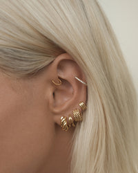 Louise Huggies (15mm)- Gold View 4