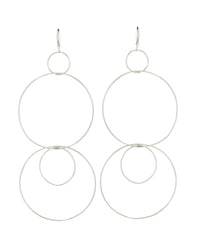 Whisper Wire Hoops- Silver