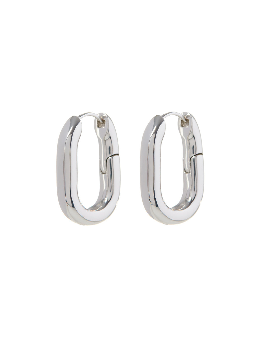 アクセサリーその他 XL Link Hoop Earrings Gold Chain Link Hoop Earrings | Alexandra Marks Jewelry