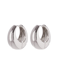 XL Jupiter Huggies (25mm)- Silver View 1