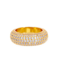 XL Pave Amalfi Ring- Gold