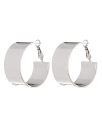 XL Positano Hoops- Silver View 1