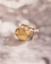 Diamond Kite Ring Stack- Silver View 5