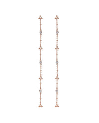 Marrakech Drop Studs- Rose Gold View 1