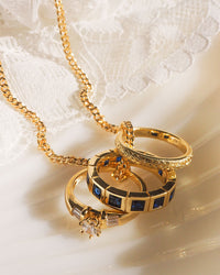 Marry Me Charm Necklace- Gold View 3