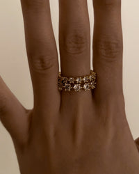 Diamond Bijoux Ring Set- Gold View 2
