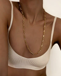 Pave Clasp Lariat- Gold View 8