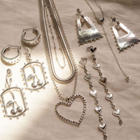 Zeppelin Statement Hoops- Silver View 3