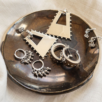 Zeppelin Statement Hoops- Silver View 5