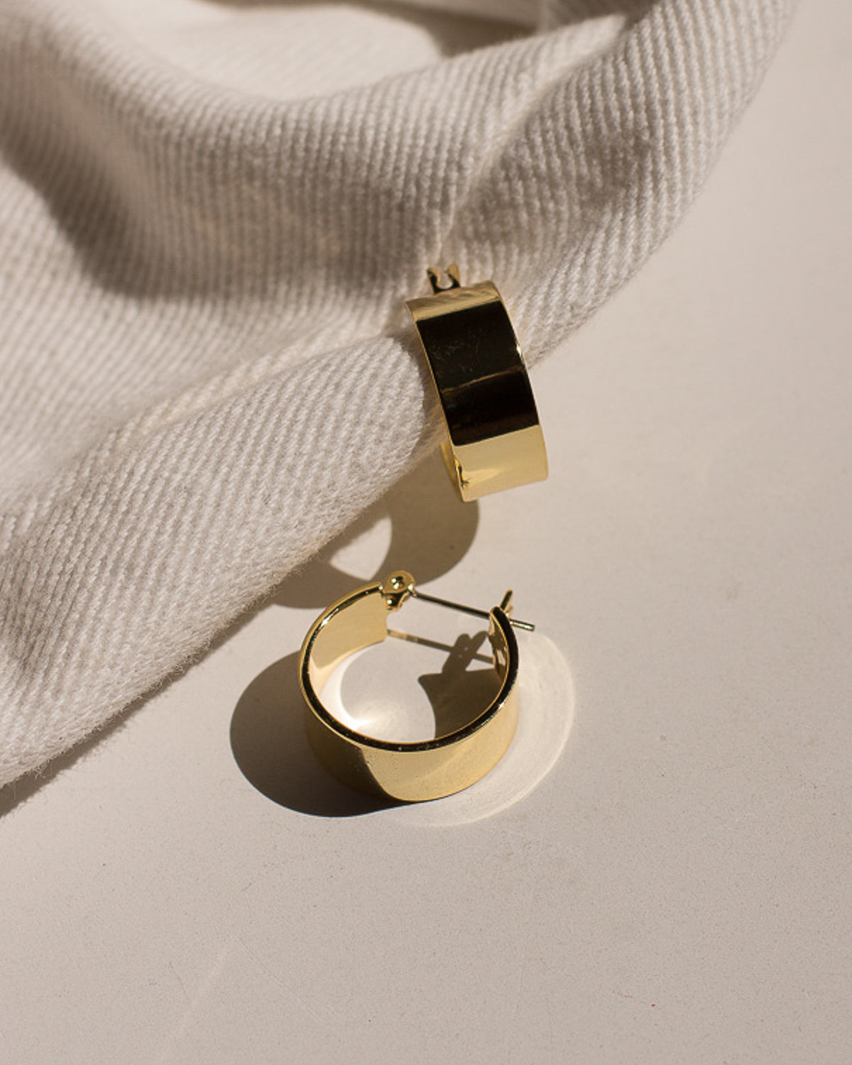 Positano Hoops- Gold | Luv Aj