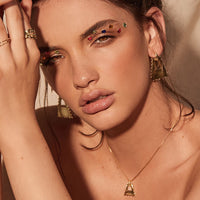 Zeppelin Statement Hoops- Gold View 5