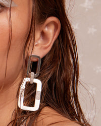 Rosie Knocker Earrings- Silver View 2