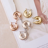 The Mini Donut Hoops- Silver view 2