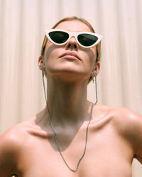 Jett Sunglass Chain- Silver View 2