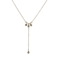 The Moroccan Stud Lariat- Silver View 1