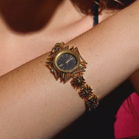 Fleur Watch- Gold view 2