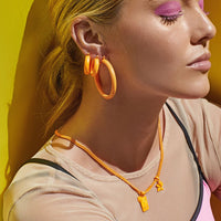 Neon 2025 orange necklace