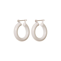 Rainbow Baby Amalfi Hoops- White View 1