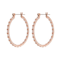 Verona Hoops- Rose Gold View 1