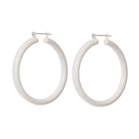 Rainbow Amalfi Hoops- White View 1