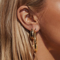 Lucca Hoops- Gold View 6