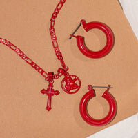 Rainbow Baby Amalfi Hoops- Red View 3