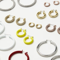 Rainbow Baby Amalfi Hoops- Yellow View 4