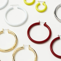 Rainbow Amalfi Hoops- Red View 3