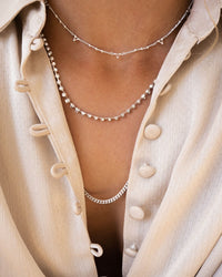 Marrakech Charm Necklace- Silver View 2
