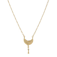 Celestial Charm Necklace- Gold View 1